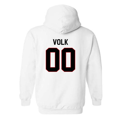 Davidson - NCAA Football : Will Volk - Classic Fashion Shersey Hooded Sweatshirt-1