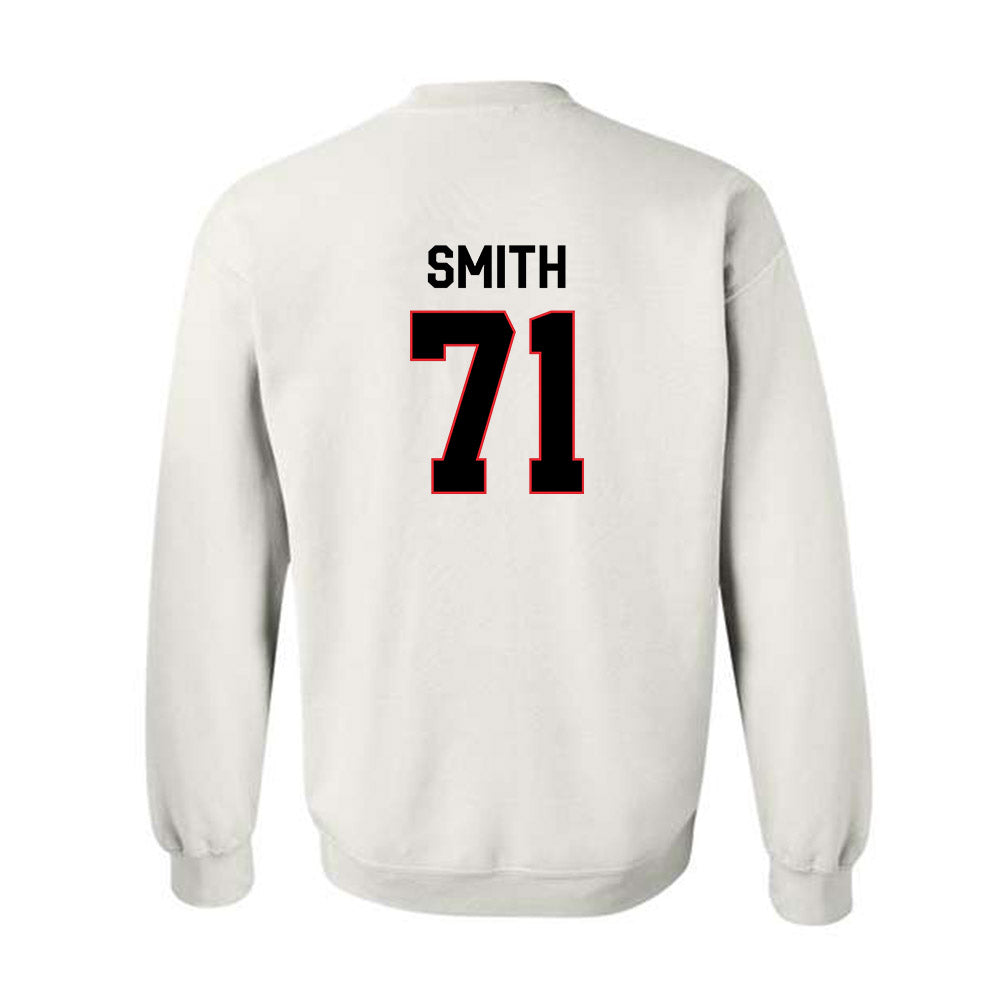 Davidson - NCAA Football : Cole Smith - Classic Fashion Shersey Crewneck Sweatshirt-1