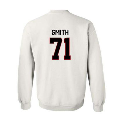 Davidson - NCAA Football : Cole Smith - Classic Fashion Shersey Crewneck Sweatshirt-1