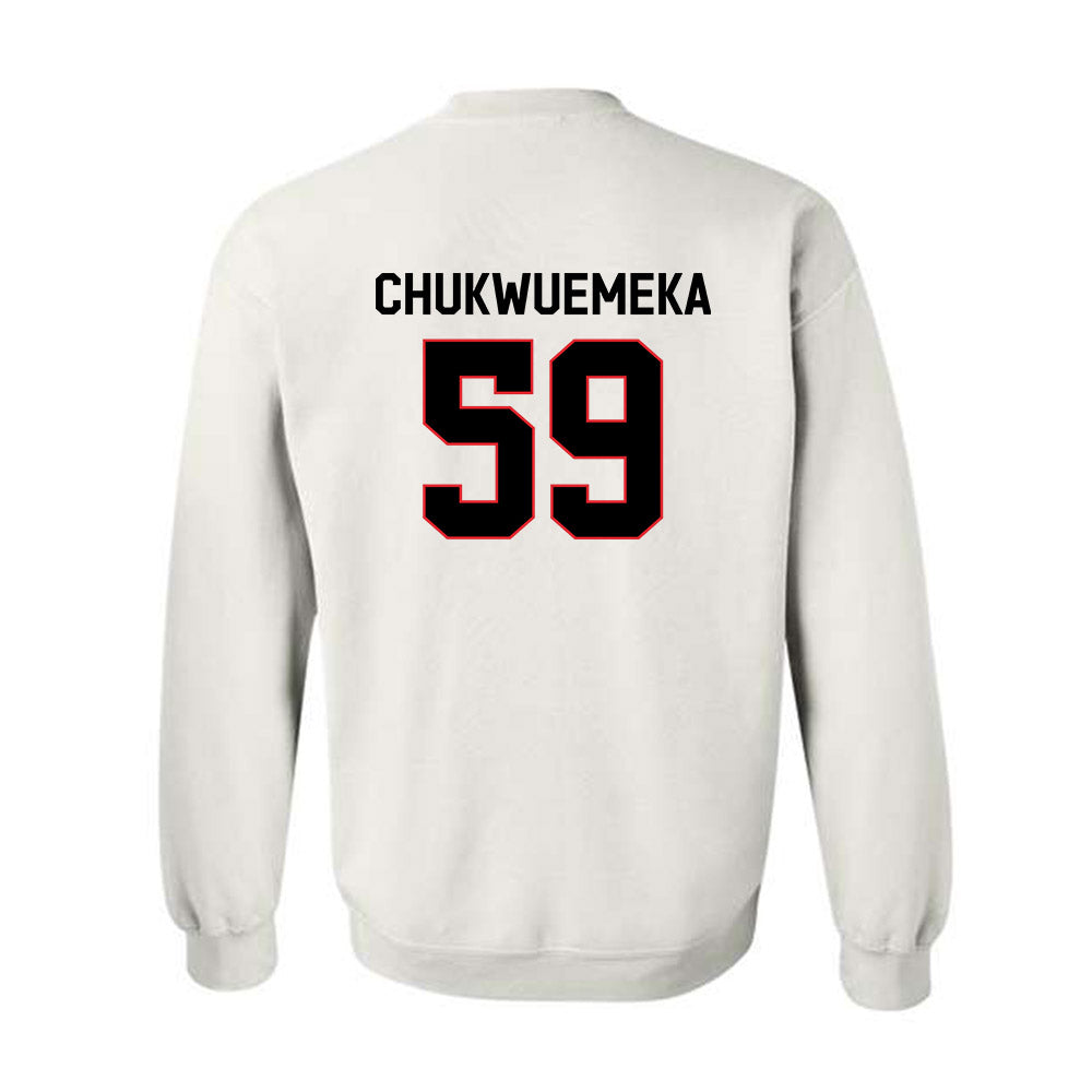 Davidson - NCAA Football : Danzel Chukwuemeka - Classic Fashion Shersey Crewneck Sweatshirt-1
