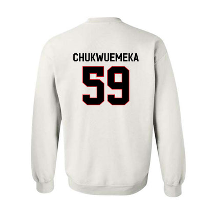 Davidson - NCAA Football : Danzel Chukwuemeka - Classic Fashion Shersey Crewneck Sweatshirt-1