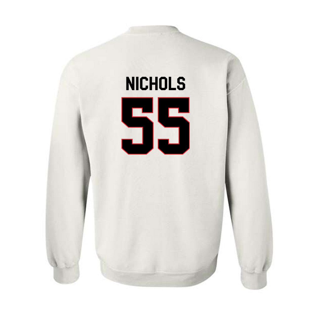 Davidson - NCAA Football : Parker Nichols - Classic Fashion Shersey Crewneck Sweatshirt-1