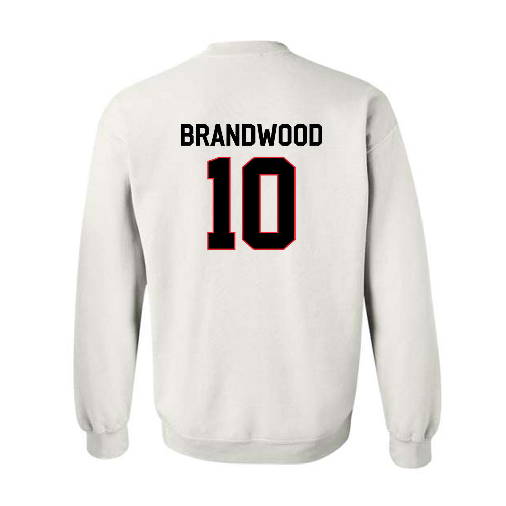Davidson - NCAA Football : Gavin Brandwood - Classic Fashion Shersey Crewneck Sweatshirt-1