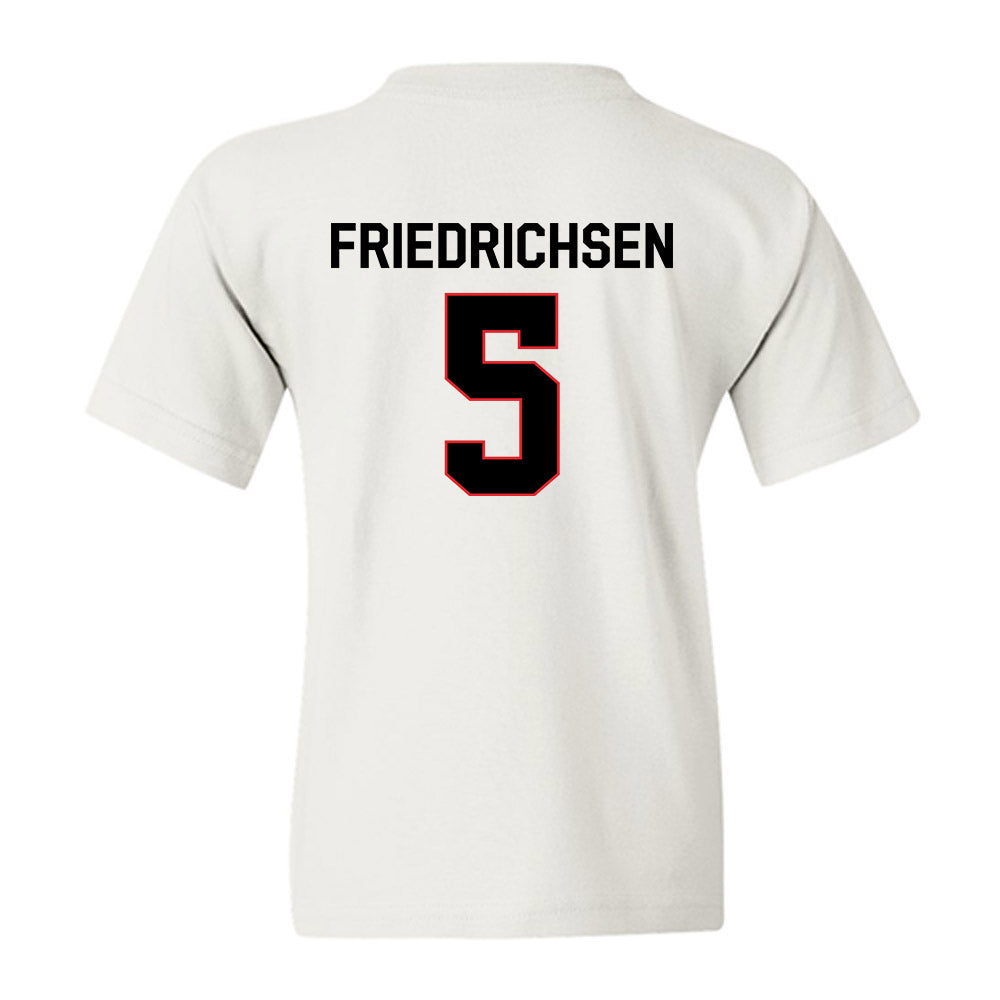 Davidson - NCAA Men's Basketball : Parker Friedrichsen - Classic Fashion Shersey Youth T-Shirt-1