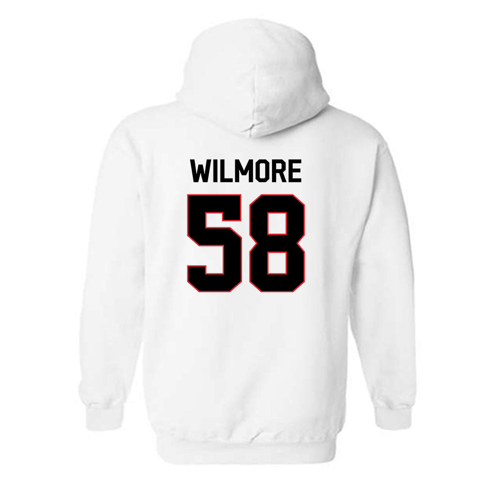 Davidson - NCAA Football : Lincoln Wilmore - Classic Fashion Shersey Hooded Sweatshirt-1