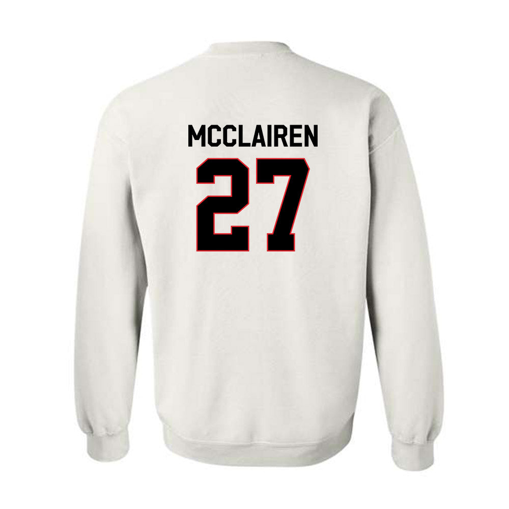 Davidson - NCAA Football : Revis McClairen - Classic Fashion Shersey Crewneck Sweatshirt-1