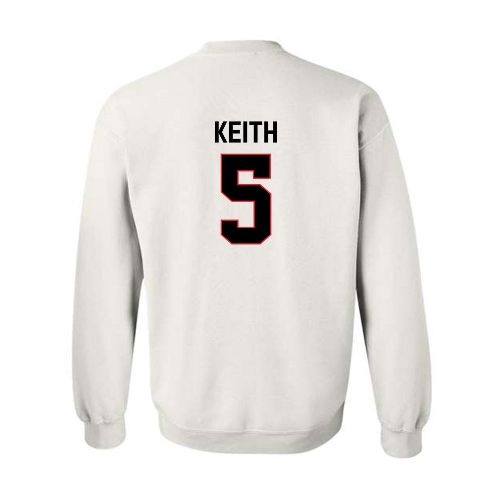 Davidson - NCAA Men's Basketball : Jackson Keith - Classic Fashion Shersey Crewneck Sweatshirt-1
