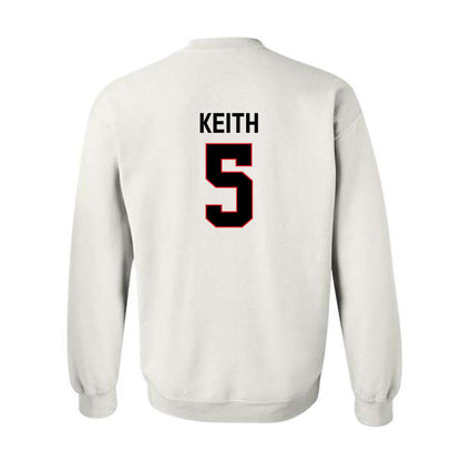 Davidson - NCAA Men's Basketball : Jackson Keith - Classic Fashion Shersey Crewneck Sweatshirt-1