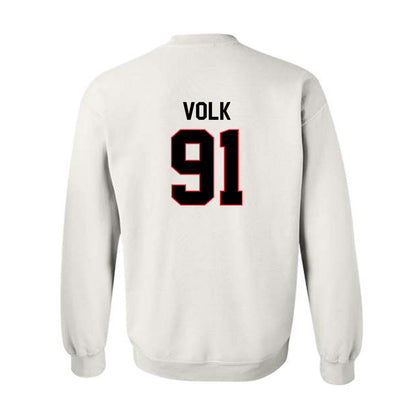 Davidson - NCAA Football : Will Volk - Classic Fashion Shersey Crewneck Sweatshirt-1