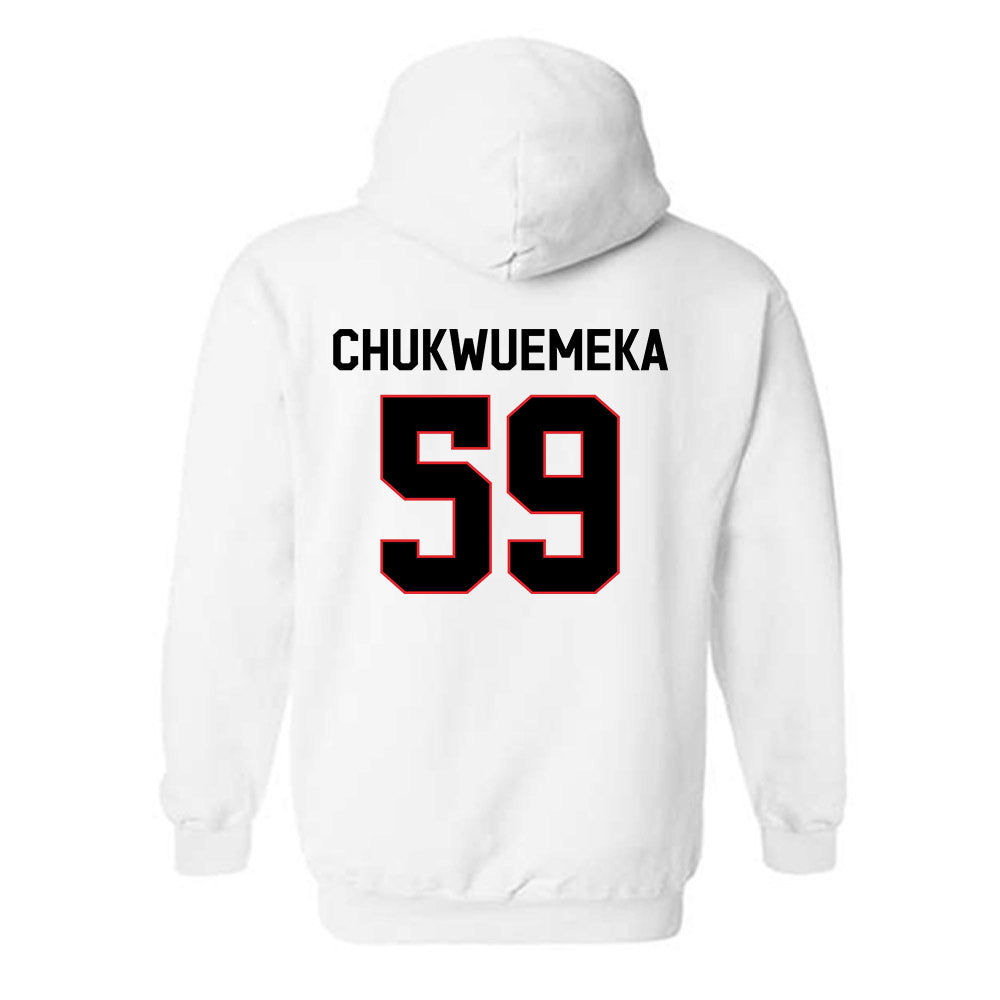 Davidson - NCAA Football : Danzel Chukwuemeka - Classic Fashion Shersey Hooded Sweatshirt-1