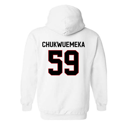 Davidson - NCAA Football : Danzel Chukwuemeka - Classic Fashion Shersey Hooded Sweatshirt-1