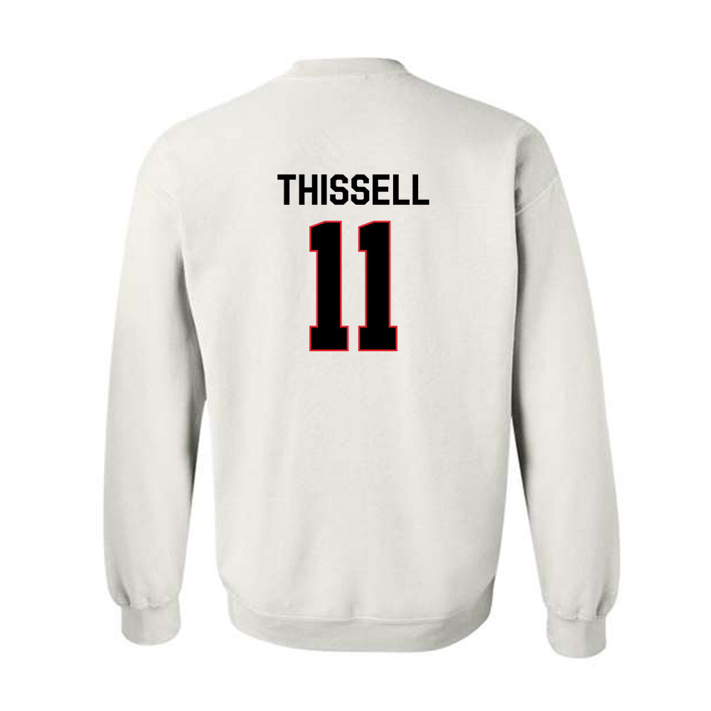 Davidson - NCAA Men's Soccer : Matthew Thissell - Classic Fashion Shersey Crewneck Sweatshirt-1