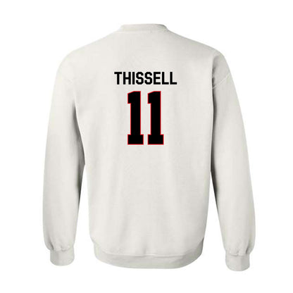 Davidson - NCAA Men's Soccer : Matthew Thissell - Classic Fashion Shersey Crewneck Sweatshirt-1