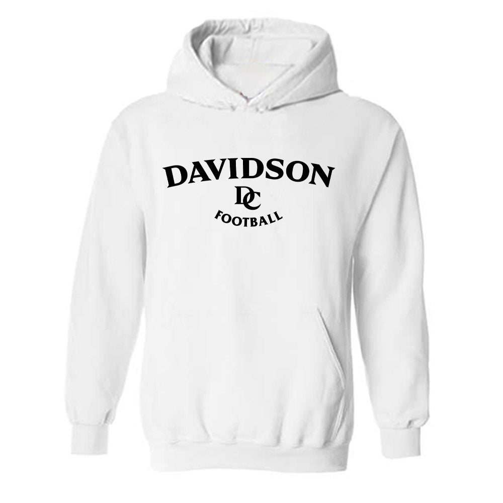 Davidson - NCAA Football : Cal Neubauer - Classic Fashion Shersey Hooded Sweatshirt-0