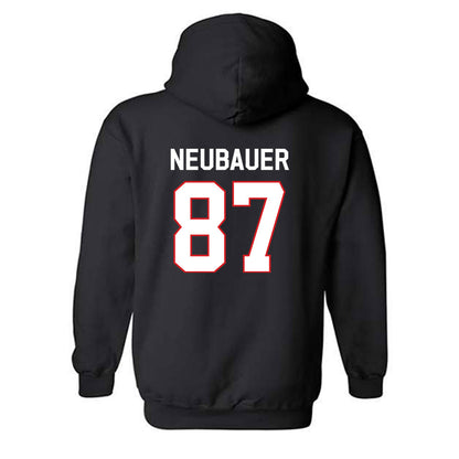 Davidson - NCAA Football : Cal Neubauer - Classic Fashion Shersey Hooded Sweatshirt-1