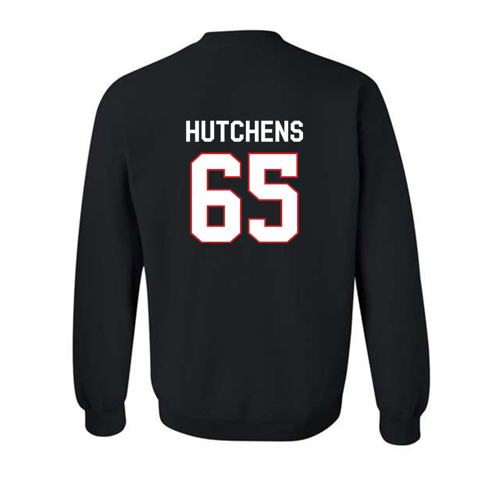 Davidson - NCAA Football : Russell Hutchens - Classic Fashion Shersey Crewneck Sweatshirt-1