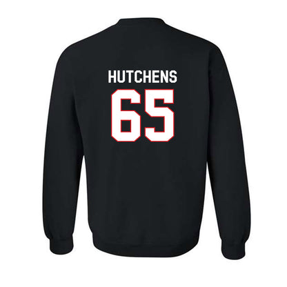 Davidson - NCAA Football : Russell Hutchens - Classic Fashion Shersey Crewneck Sweatshirt-1