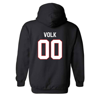 Davidson - NCAA Football : Will Volk - Classic Fashion Shersey Hooded Sweatshirt-1