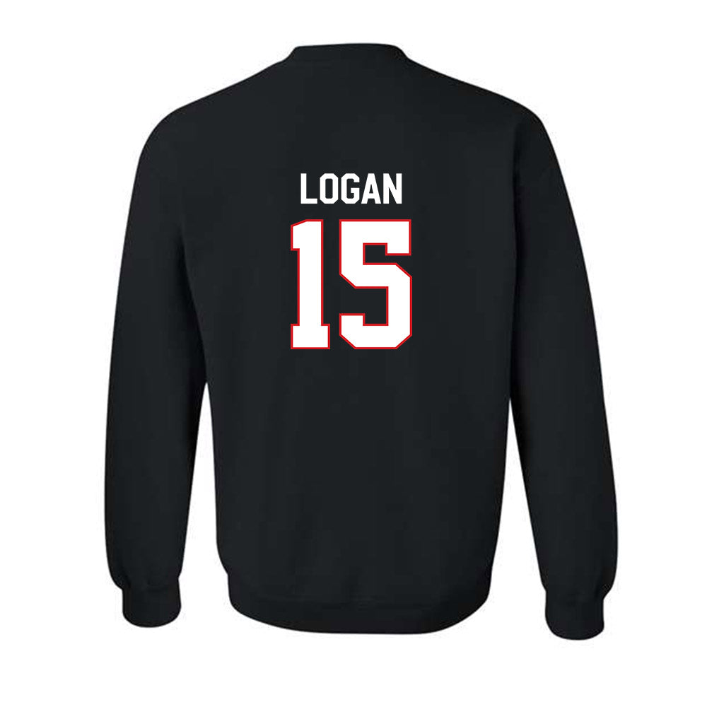 Davidson - NCAA Men's Basketball : Sean Logan - Classic Fashion Shersey Crewneck Sweatshirt-1