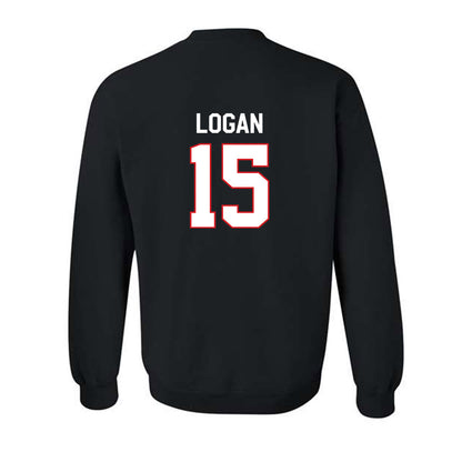 Davidson - NCAA Men's Basketball : Sean Logan - Classic Fashion Shersey Crewneck Sweatshirt-1