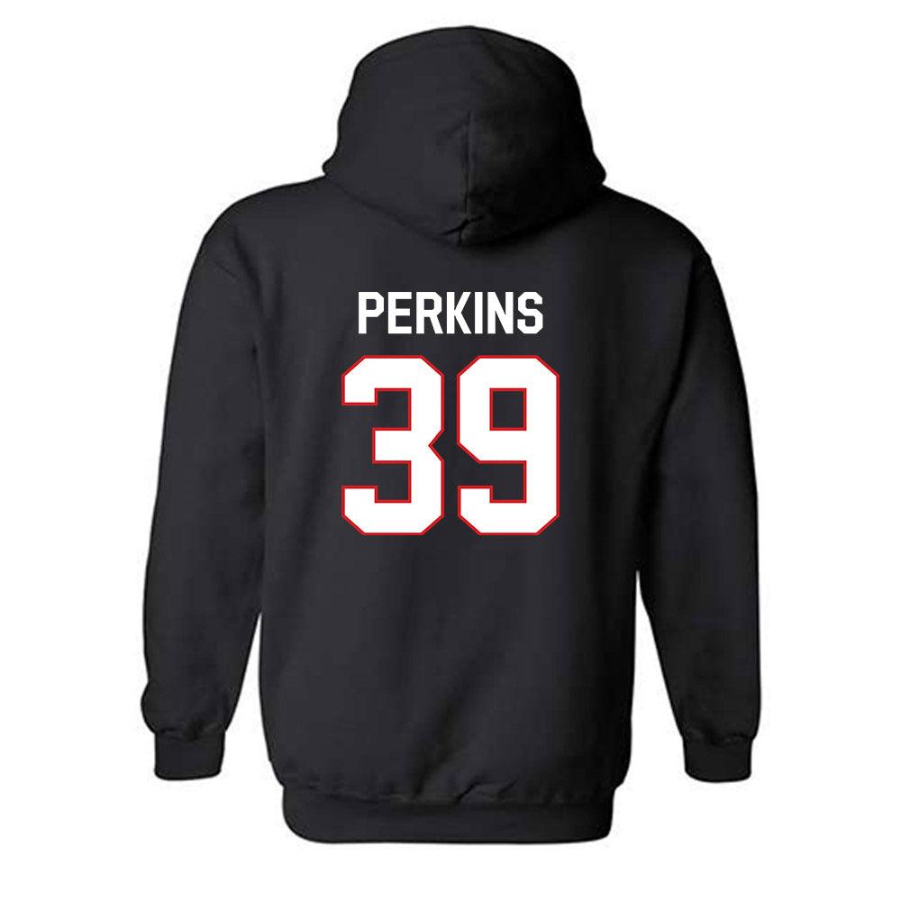 Davidson - NCAA Baseball : Wilson Perkins - Classic Fashion Shersey Hooded Sweatshirt-1