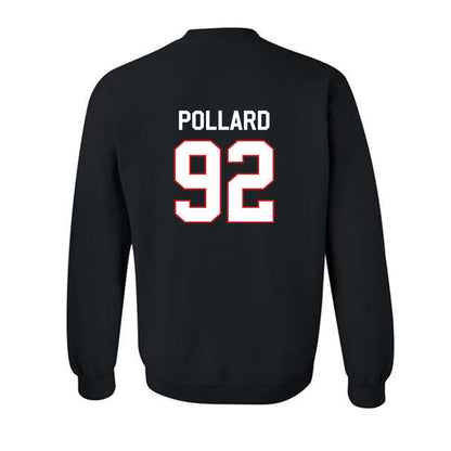 Davidson - NCAA Football : Zavier Pollard - Classic Fashion Shersey Crewneck Sweatshirt-1