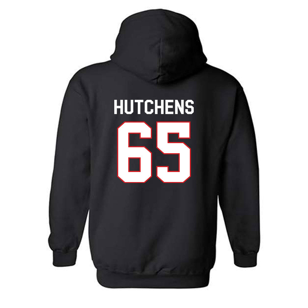 Davidson - NCAA Football : Russell Hutchens - Classic Fashion Shersey Hooded Sweatshirt-1