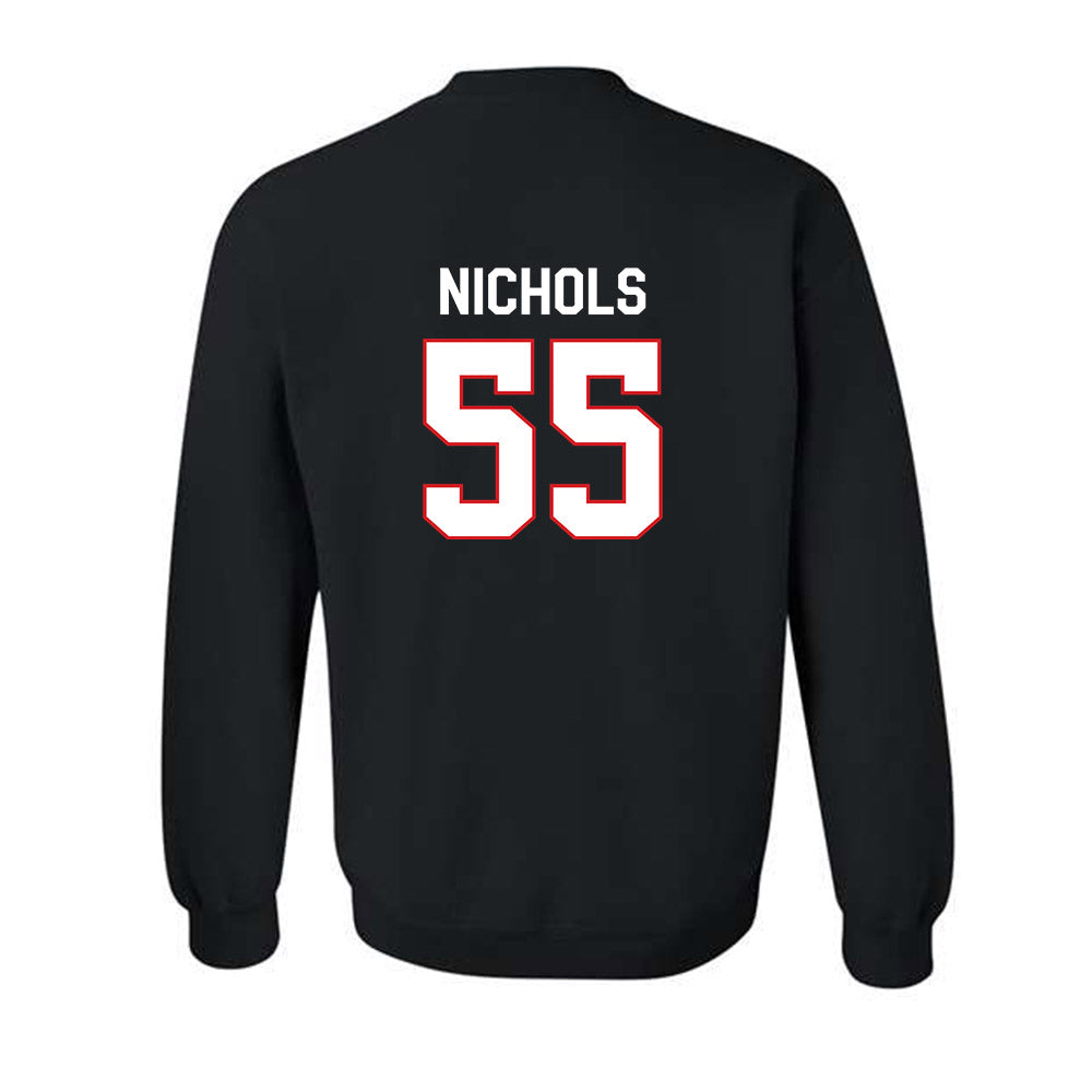 Davidson - NCAA Football : Parker Nichols - Classic Fashion Shersey Crewneck Sweatshirt-1