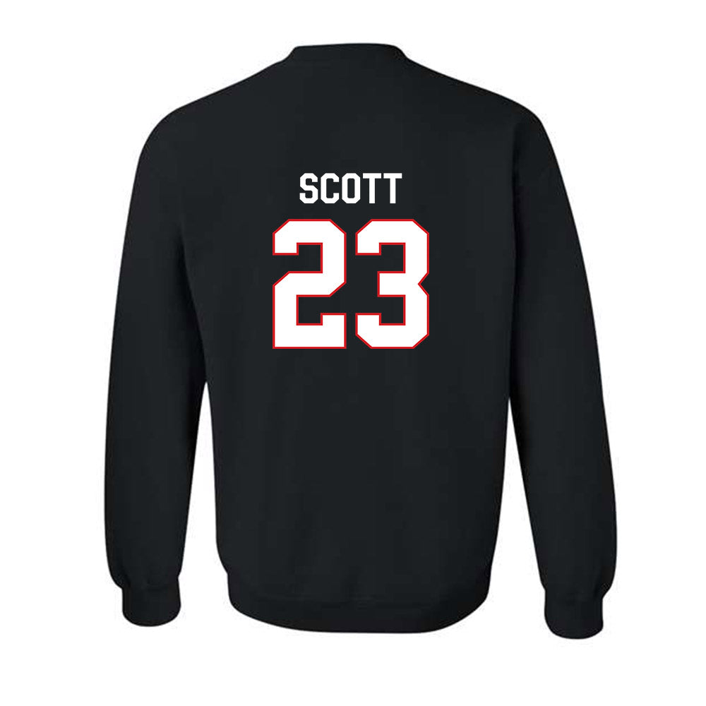 Davidson - NCAA Football : Nakoma Scott - Classic Fashion Shersey Crewneck Sweatshirt-1