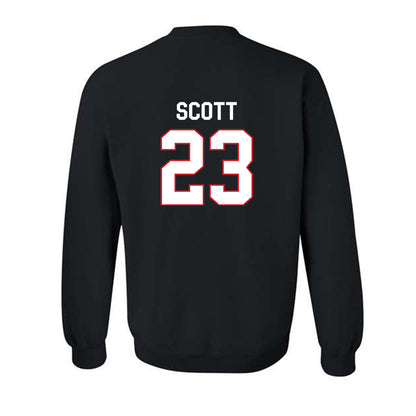 Davidson - NCAA Football : Nakoma Scott - Classic Fashion Shersey Crewneck Sweatshirt-1