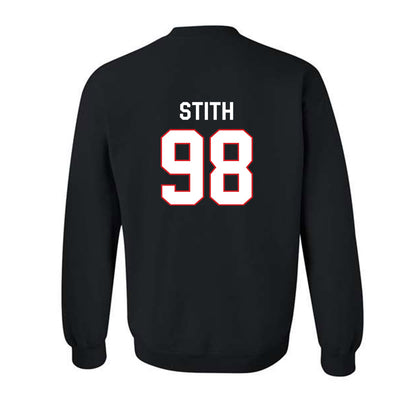 Davidson - NCAA Football : Jeramy Stith - Classic Fashion Shersey Crewneck Sweatshirt-1