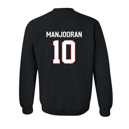Davidson - NCAA Baseball : Matthew Manjooran - Classic Fashion Shersey Crewneck Sweatshirt-1