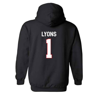 Davidson - NCAA Football : Christian Lyons - Classic Fashion Shersey Hooded Sweatshirt-1