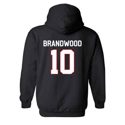 Davidson - NCAA Football : Gavin Brandwood - Classic Fashion Shersey Hooded Sweatshirt-1