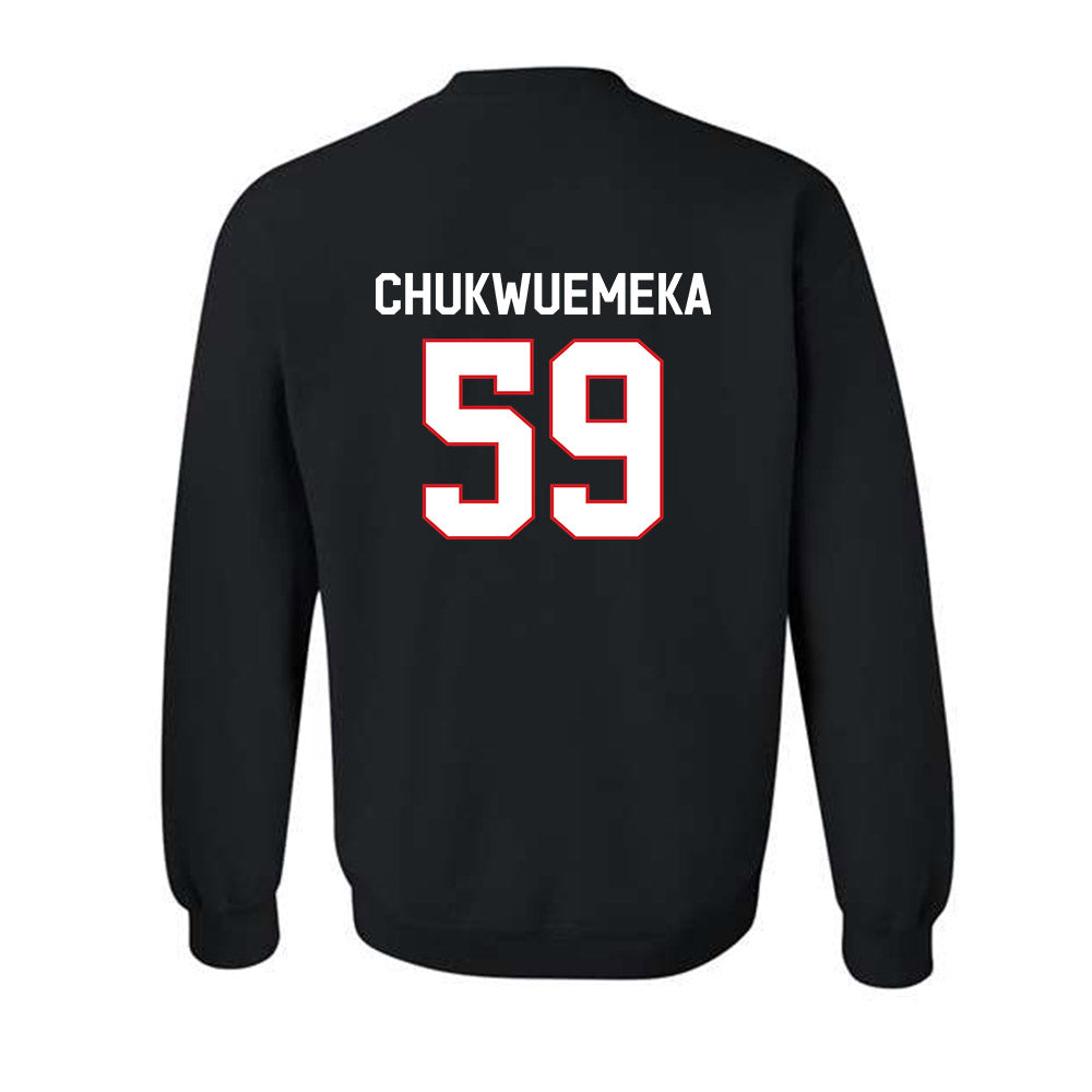 Davidson - NCAA Football : Danzel Chukwuemeka - Classic Fashion Shersey Crewneck Sweatshirt-1