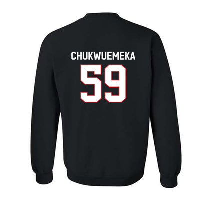 Davidson - NCAA Football : Danzel Chukwuemeka - Classic Fashion Shersey Crewneck Sweatshirt-1