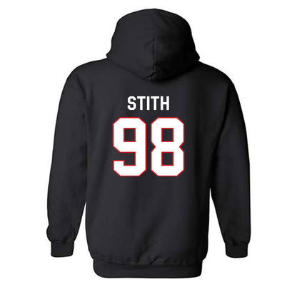 Davidson - NCAA Football : Jeramy Stith - Classic Fashion Shersey Hooded Sweatshirt-1