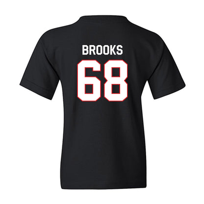 Davidson - NCAA Football : David Brooks - Classic Fashion Shersey Youth T-Shirt-1