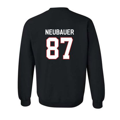Davidson - NCAA Football : Cal Neubauer - Classic Fashion Shersey Crewneck Sweatshirt-1