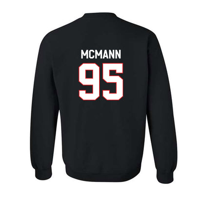 Davidson - NCAA Football : Liam McMann - Classic Fashion Shersey Crewneck Sweatshirt-1
