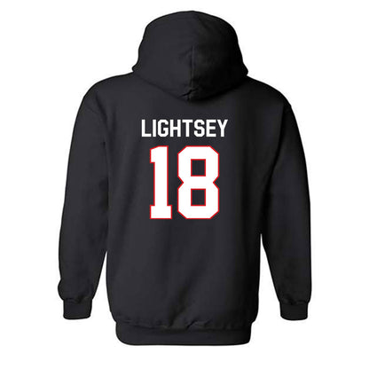 Davidson - NCAA Football : Jacary Lightsey - Classic Fashion Shersey Hooded Sweatshirt