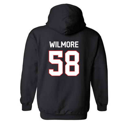 Davidson - NCAA Football : Lincoln Wilmore - Classic Fashion Shersey Hooded Sweatshirt-1