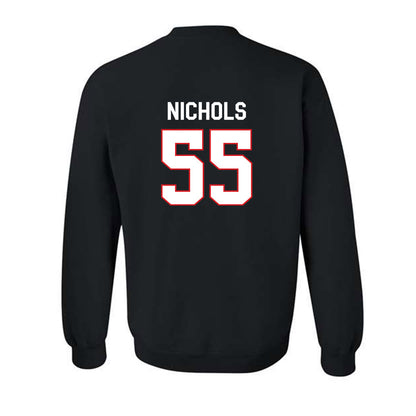 Davidson - NCAA Football : Parker Nichols - Classic Fashion Shersey Crewneck Sweatshirt-1