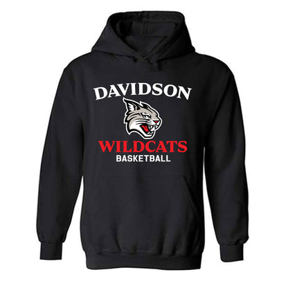 Davidson - NCAA Men's Basketball : Sean Logan - Classic Fashion Shersey Hooded Sweatshirt-0