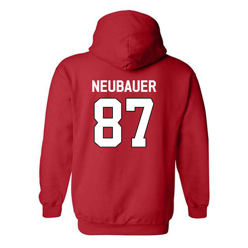Davidson - NCAA Football : Cal Neubauer - Classic Fashion Shersey Hooded Sweatshirt-1