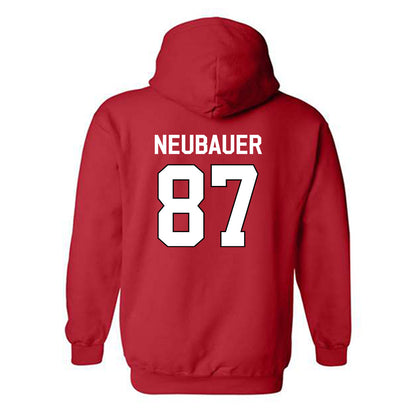 Davidson - NCAA Football : Cal Neubauer - Classic Fashion Shersey Hooded Sweatshirt-1