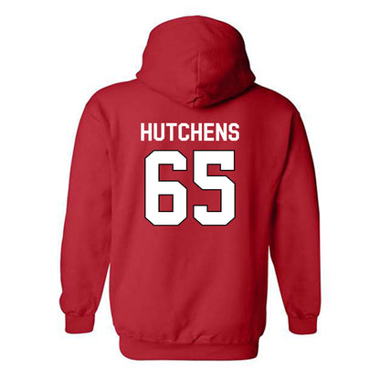 Davidson - NCAA Football : Russell Hutchens - Classic Fashion Shersey Hooded Sweatshirt-1