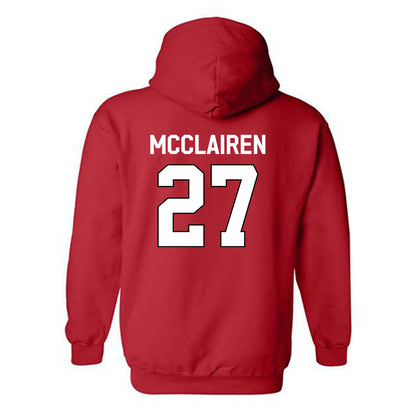 Davidson - NCAA Football : Revis McClairen - Classic Fashion Shersey Hooded Sweatshirt-1