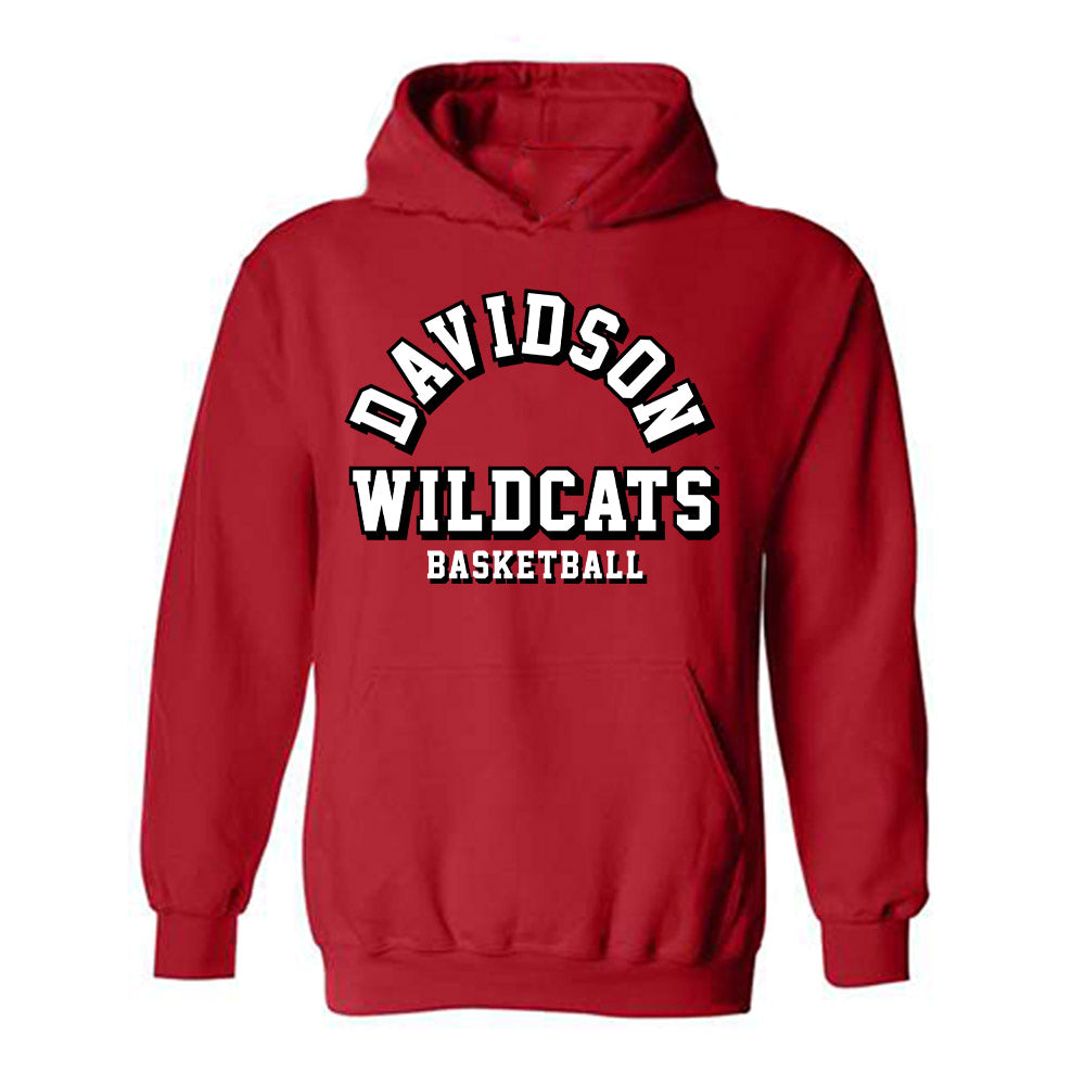 Davidson - NCAA Men's Basketball : Josh Scovens - Classic Fashion Shersey Hooded Sweatshirt-0