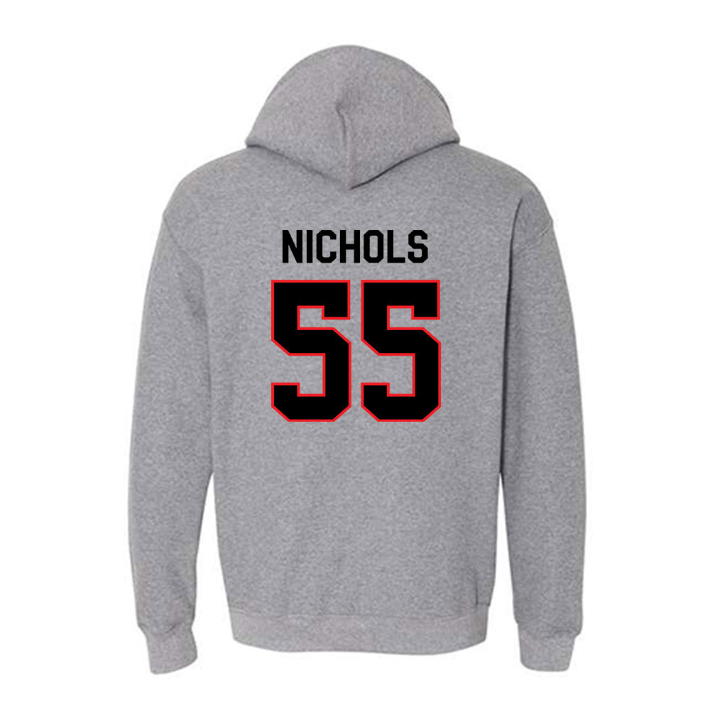 Davidson - NCAA Football : Parker Nichols - Classic Fashion Shersey Hooded Sweatshirt-1